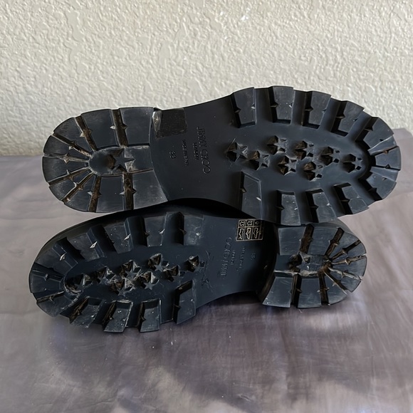 Jimmy Choo Womens Youth II Double Moto Boots Current 2022 Style Sold Out $895 - Picture 10 of 16